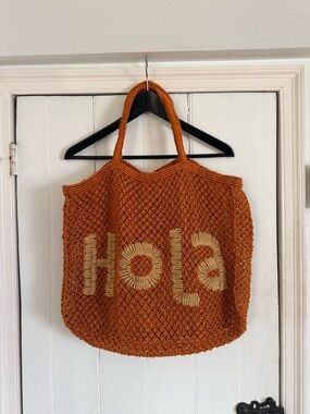 The Jackson’s jute Hola tote bag